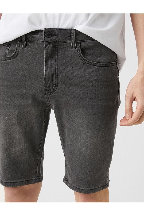 Denim Şort - 5