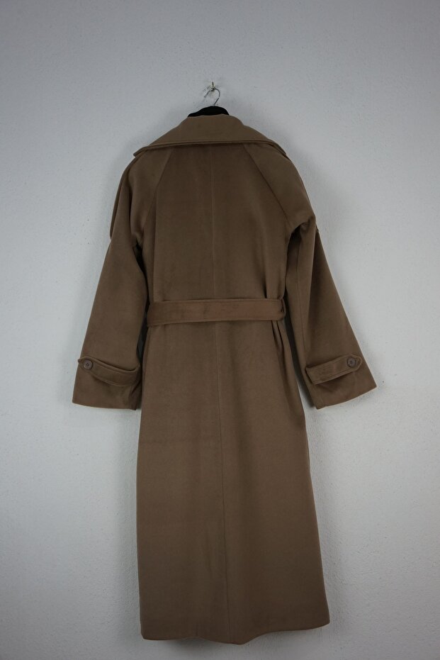 Oversize Kaşe Kaban - 8