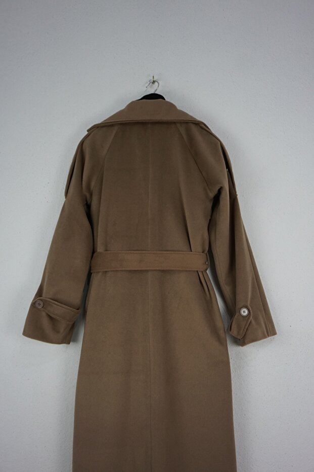 Oversize Kaşe Kaban - 7