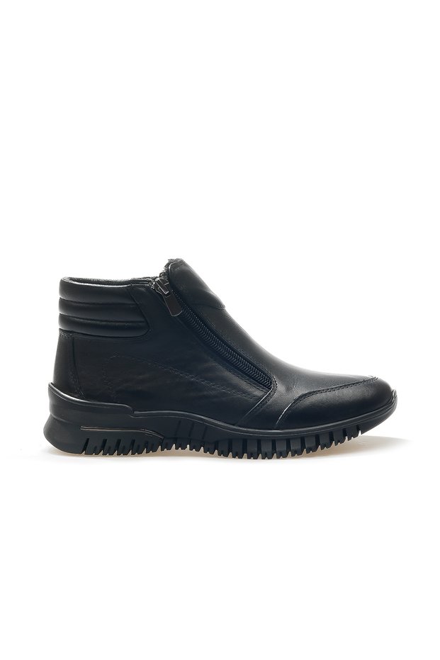 Women's Genuine Leather Comfort Casual Daily Boots (36-41) 24K 24402004 K Z Black
