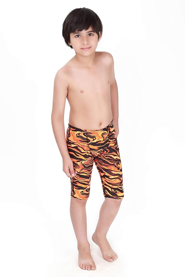 حذاء Miramar BoysJammer مقاس 24 (أسود-برتقالي)