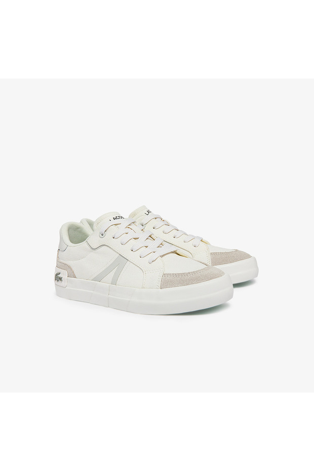 L004 Kadın Krem Sneaker - 2