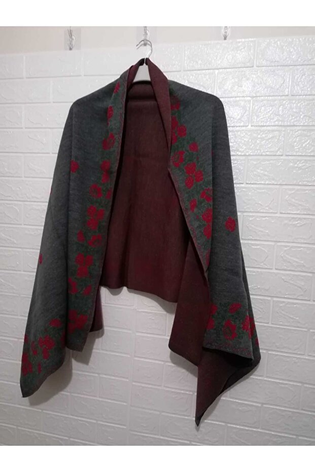 1. kalite, örme soft triko panço / şal - 2