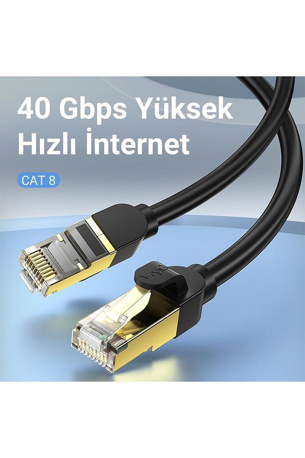 Cat8 40gbps 2000mhz Stp Rj45 Ethernet Kablosu 1.5 Metre - 4