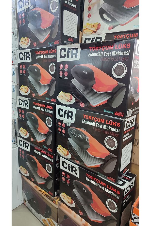 CfR Lüks Büyük Tost Makinesi Siyah Granit görünümlü - 1