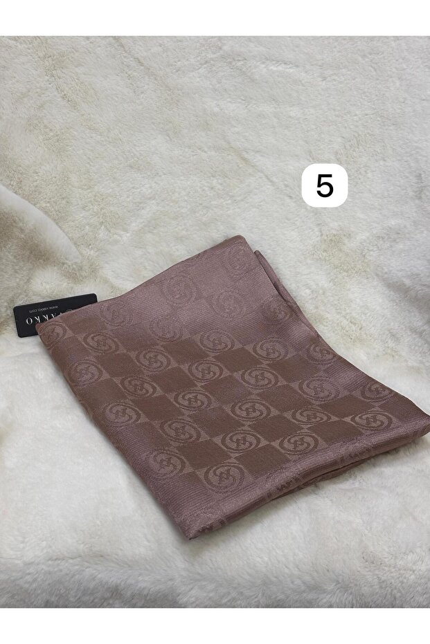 Patterned Jacquard Shawl - 1