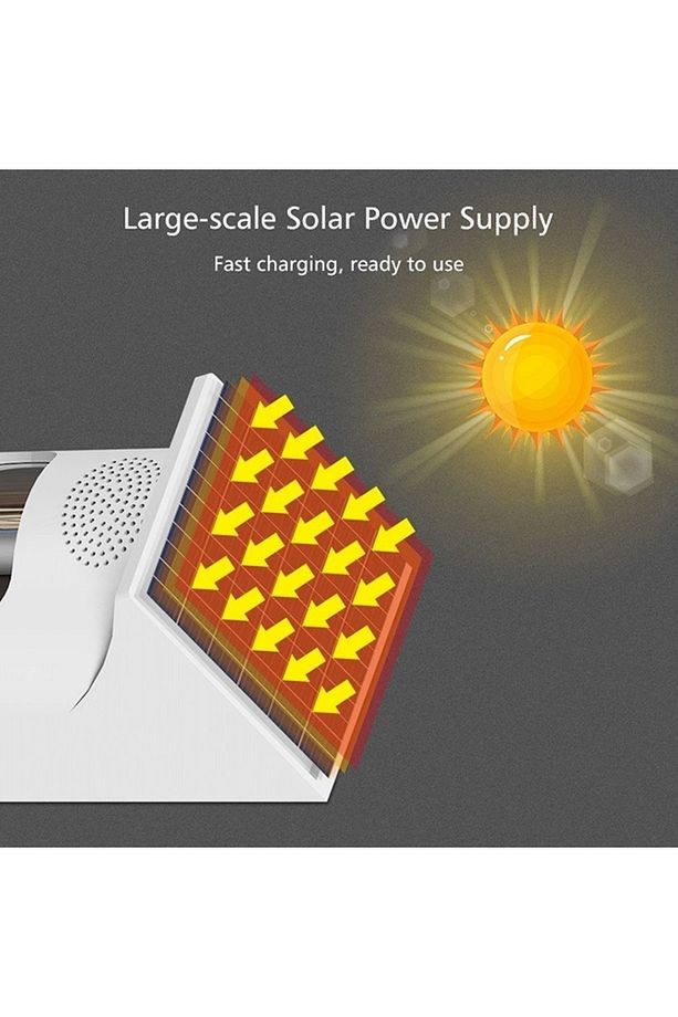 Solar Güneş Enerjili Alarm Solar Çevre ve Sınır Alarm Sistemi Hareket Sensörlü Tel Örgü Alarmı 10Db - 4