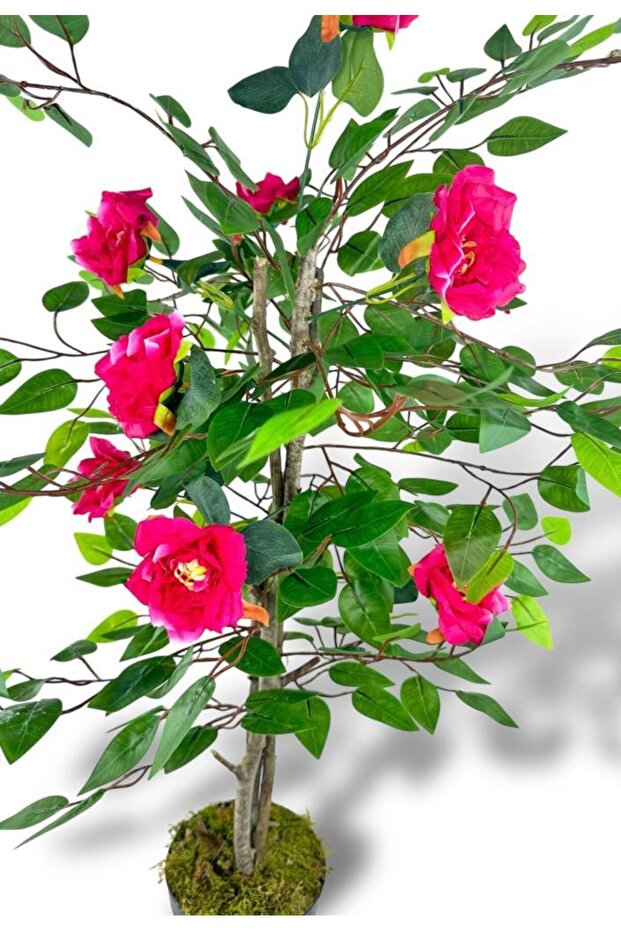 Yapay Ağaç Fuşya Nilüfer Ağacı 90cm - 7