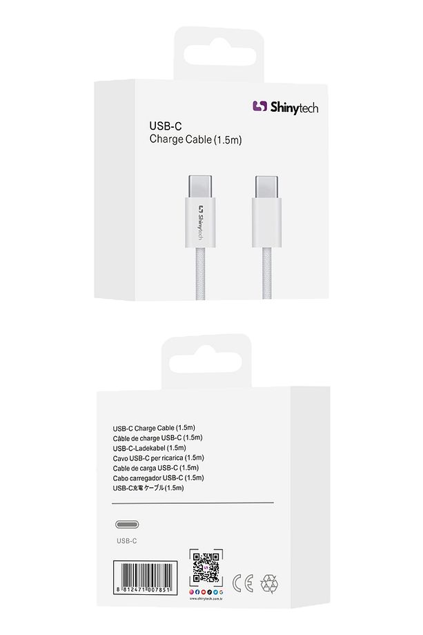 Apple iPhone 15 16 Uyumlu Şarj Kablosu Usb-c Örgü Kablo 1,5 Metre - 6
