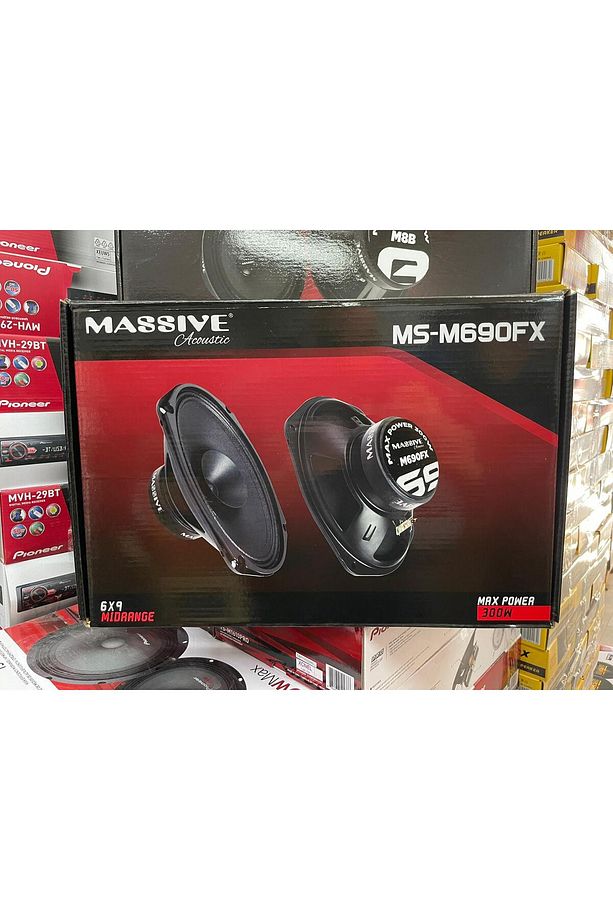MS-M690FX OVAL MİDRANGE 300 WATT MAXİMUM POWER KAPAK DAHİL ÇİFT FİYATIDIR 120 WATT RMS POWER - 2