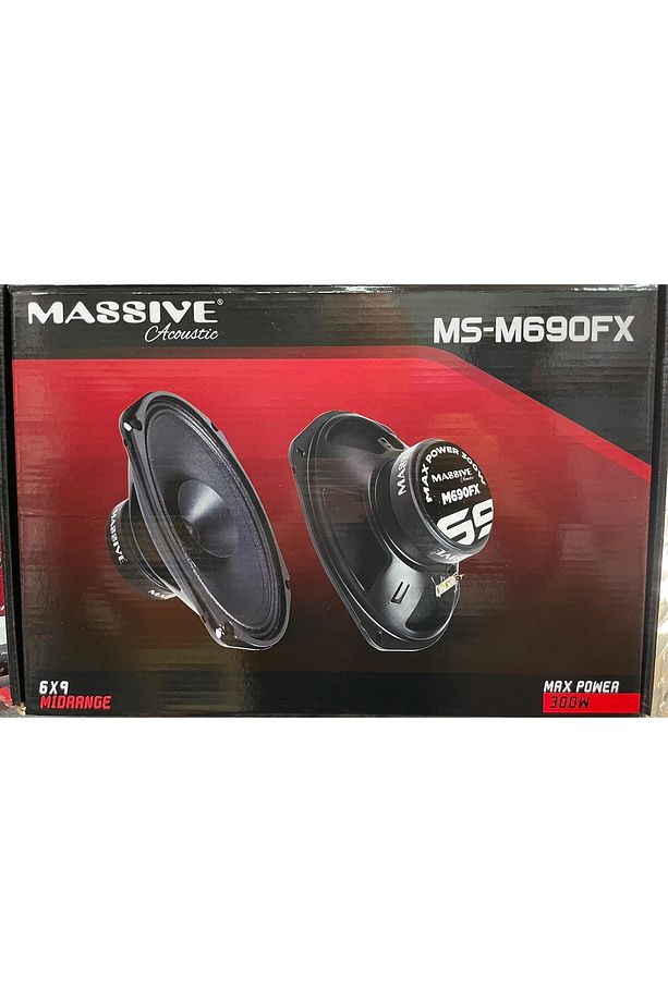MS-M690FX OVAL MİDRANGE 300 WATT MAXİMUM POWER KAPAK DAHİL ÇİFT FİYATIDIR 120 WATT RMS POWER - 1