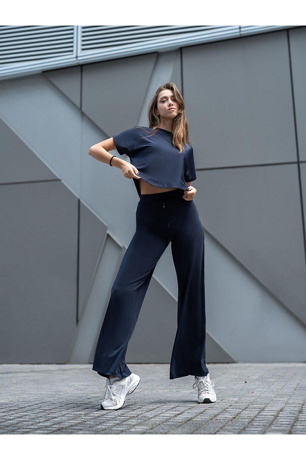Kadın Lacivert Yoga Pantolonu - 4