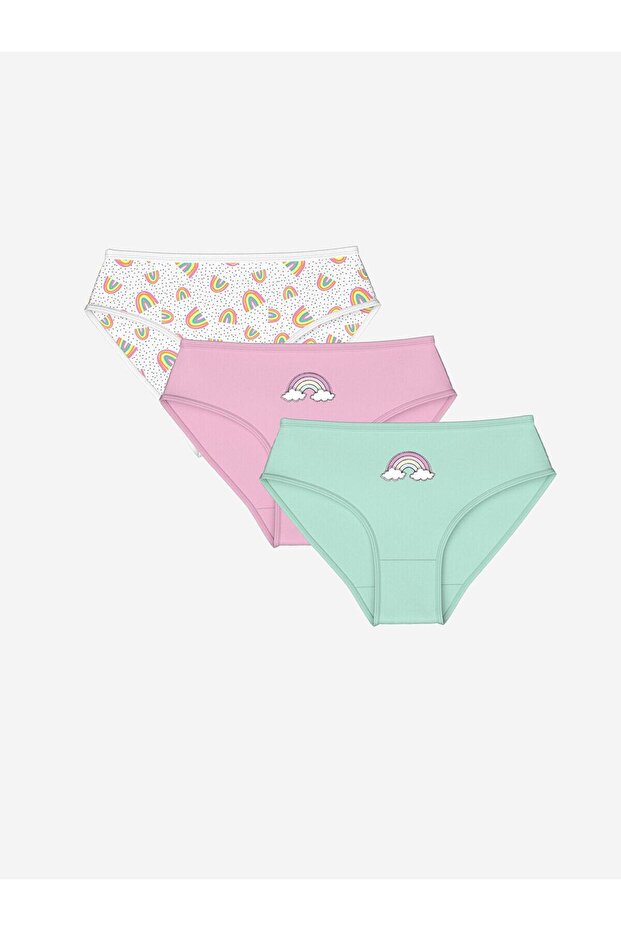 Lcw Kids Printed Girls' Panties 3-Pack (W4)