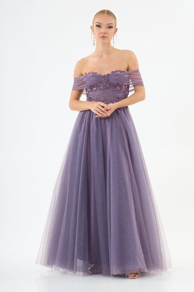 Evening & Prom Dress - Purple - Basic