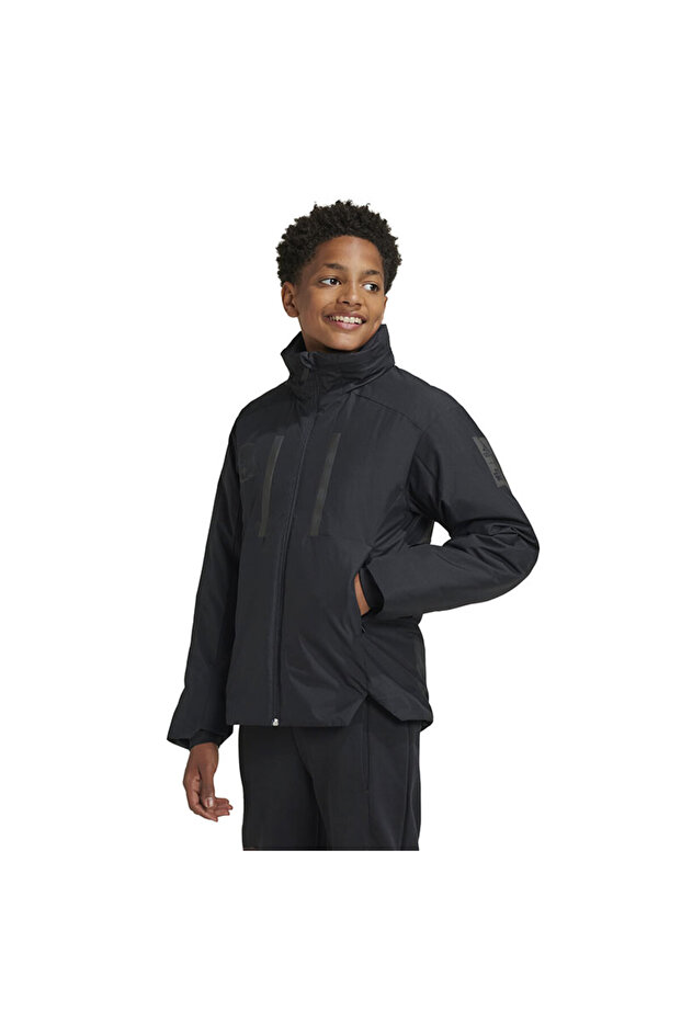 J Sw Myshelter Kids Black Coat Iv9650