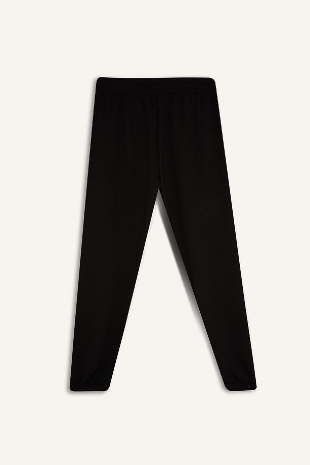 Fit Jogger Eşofman Altı Oversize Geniş Kalıp Cepli Standart Boy Skuba Dalgıç Kumaş - 3
