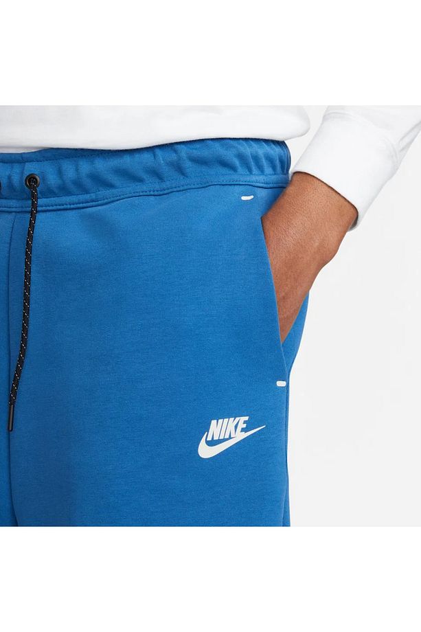 Sportswear Tech Fleece FA23 Mavi Erkek Şort - 8