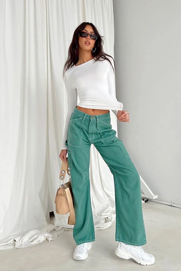 Λευκό Basic Body - Crew Neck, Μακρυμάνικο - 3