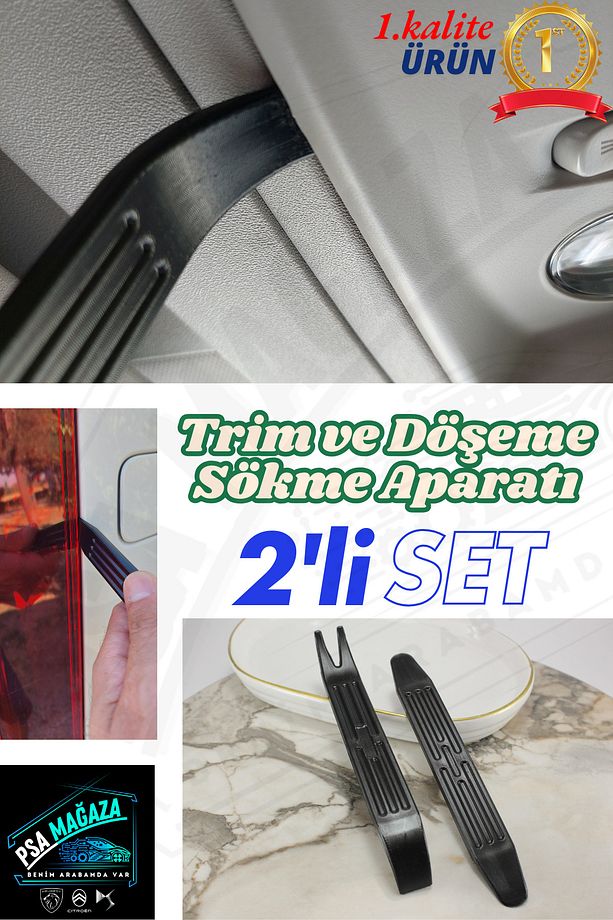 2’li Trim ve Döşeme Sökme Aparatı (2’li set) 1.Sınıf Sağlam ve Kaliteli Ürün [Toprido & Trim] - 1