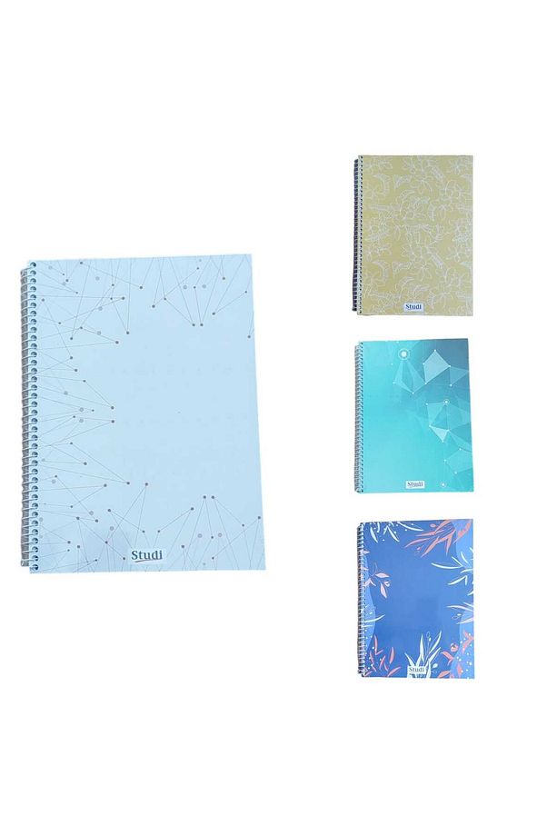 120 Yaprak Set Kapak A4 Kareli Defter 2 Adet - 2