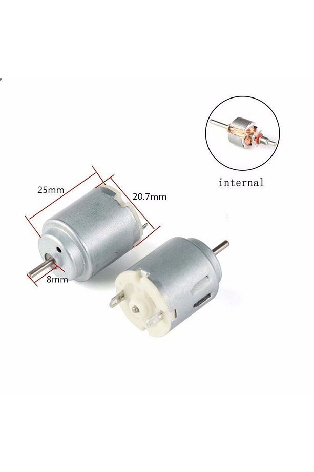 Dc Motor 1.5 - 6 Volt Arduino R140 Mikro Motor - 4