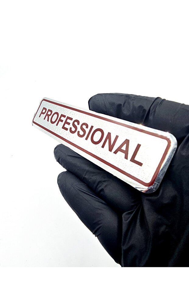 Special Writing for Labelers Professional Aluminum Red Arma Sticker 13X3 cm Model 1