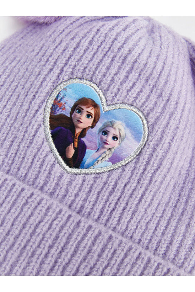 Sparkling Choices from Shining Store | Frozen Printed Pompom Girl's Beret - 3
