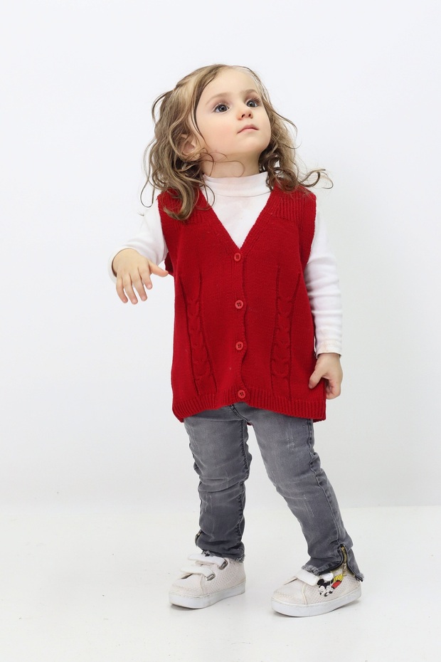 Baby Buttoned Knitwear Cardigan & Vest