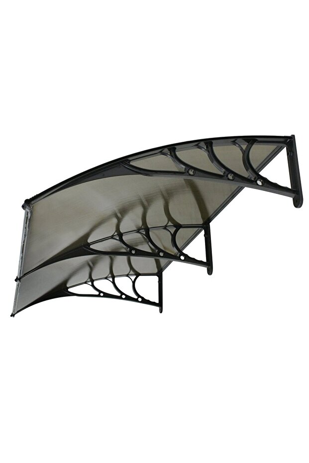 Kapı Üstü Pratik Sundurma 240 X 100 cm Siyah - 2