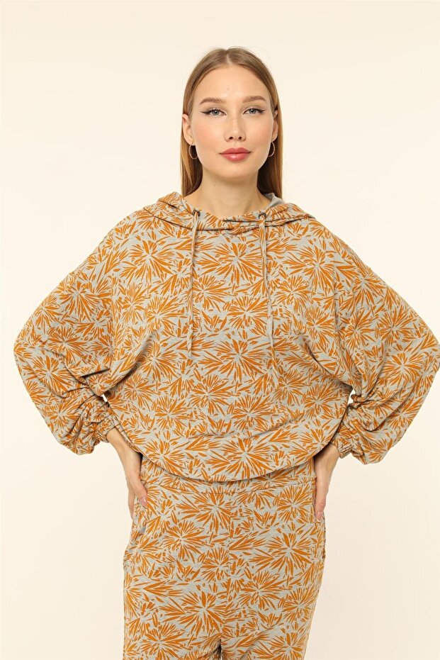 Kapişonlu Bamboo Sweatshirt - 1