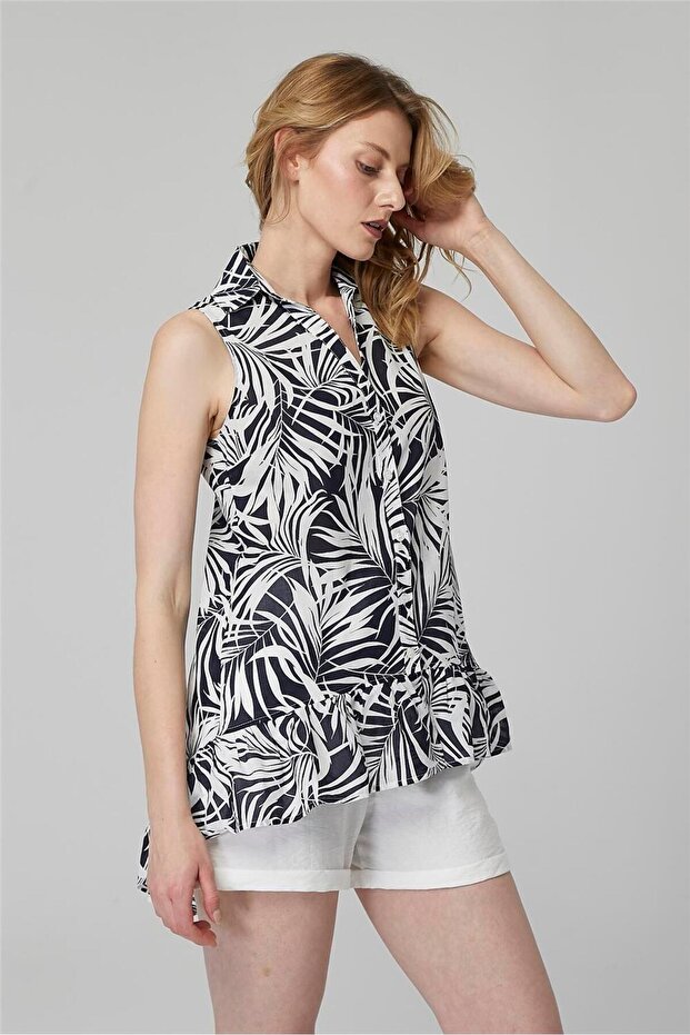 سترة منقوشة بأوراق الشجر - 2