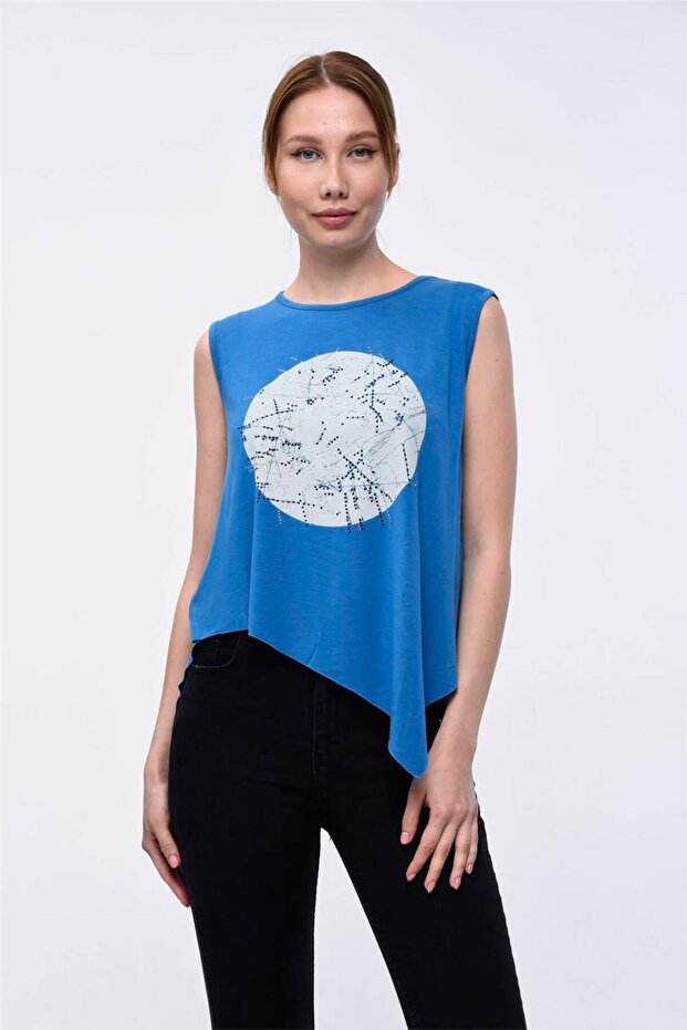 Daire Baskılı Tshirt - 1