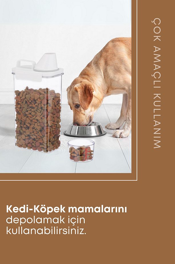 2 Li Sızdırmaz Depolama Sıvı Toz Deterjan Saklama Kutusu- Deterjan Etiketi Hediyeli 1100 ml 1800 ml - 5
