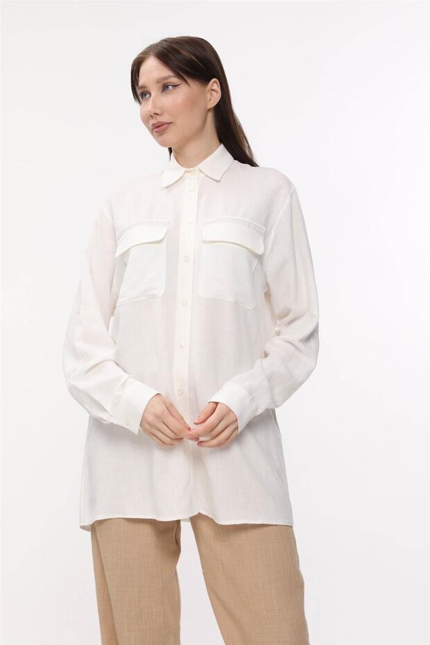 Keten Gömlek - 1