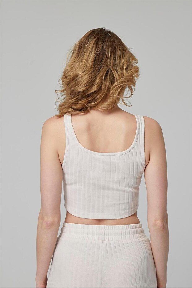 Topthick Askılı Kırpılmış Üst - 4