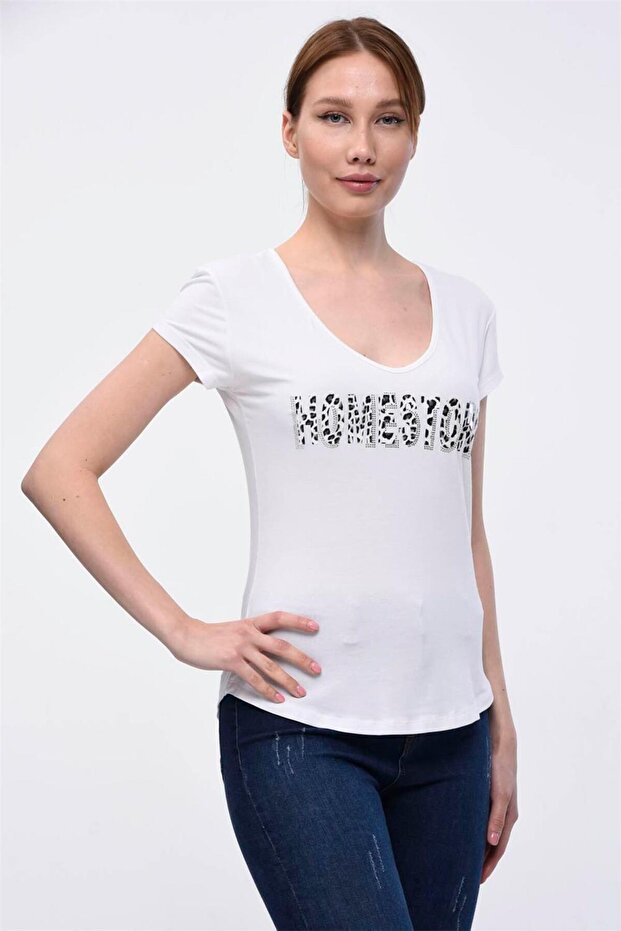Home Store Baskılı Tshirt - 2