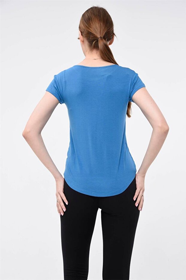 H Baskılı Tshirt - 4