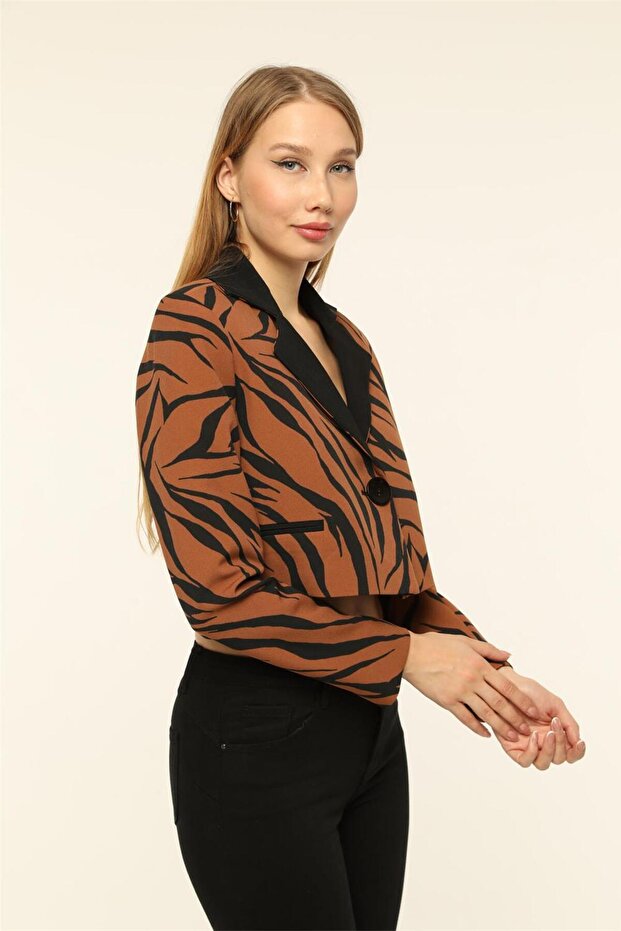 Zebra Desenli Ceket - 2
