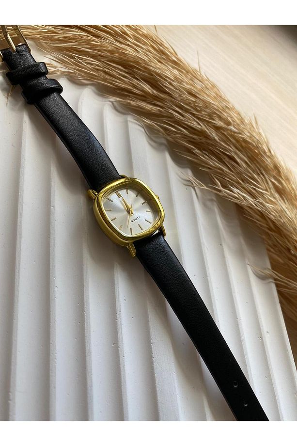 Rubsey Vintage Kadın Kol Saati Retro Minimal Deri Dordon 1 Adet - 7