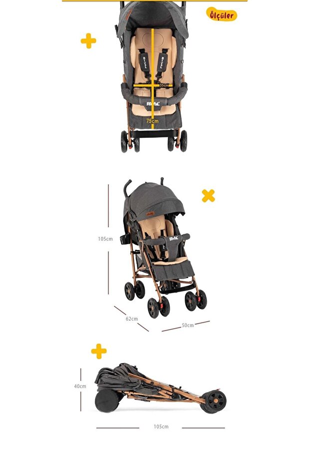 Rv101 Junior Baston Bebek Arabası - 2