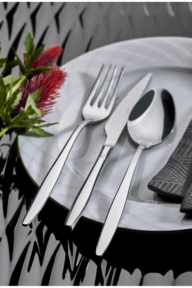 Pera 89 Piece Fork Spoon Knife Set 18/10