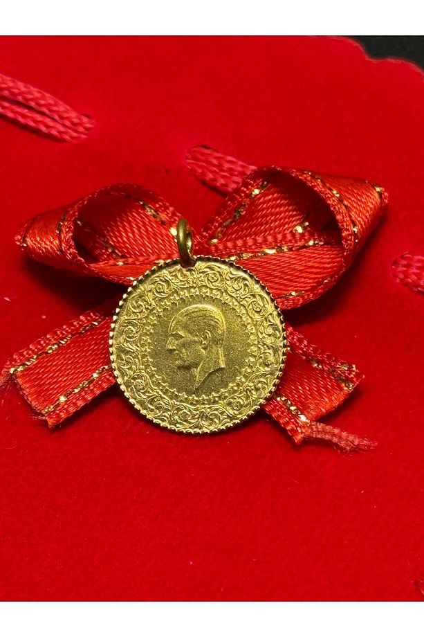 1 Adet Çeyrek Altın Eski Tarihli (KULPLU 22 AYAR) - 3