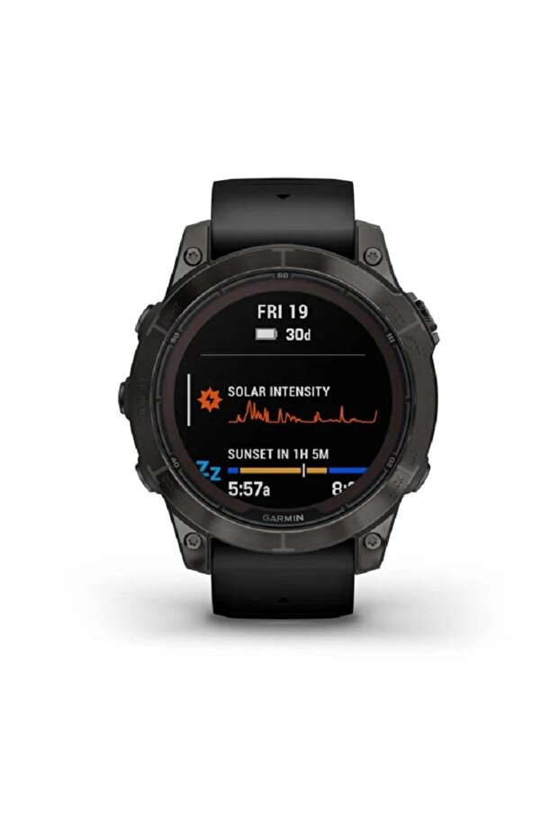 Fenix 7 Pro Sapphire Solar Edition Carbon Gray Dlc Titanium-Black with Strap (Turkey Warranty) - 1