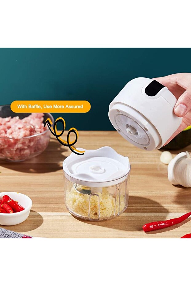USB MİNİ BLENDER FOOD PROCESSOR - 4