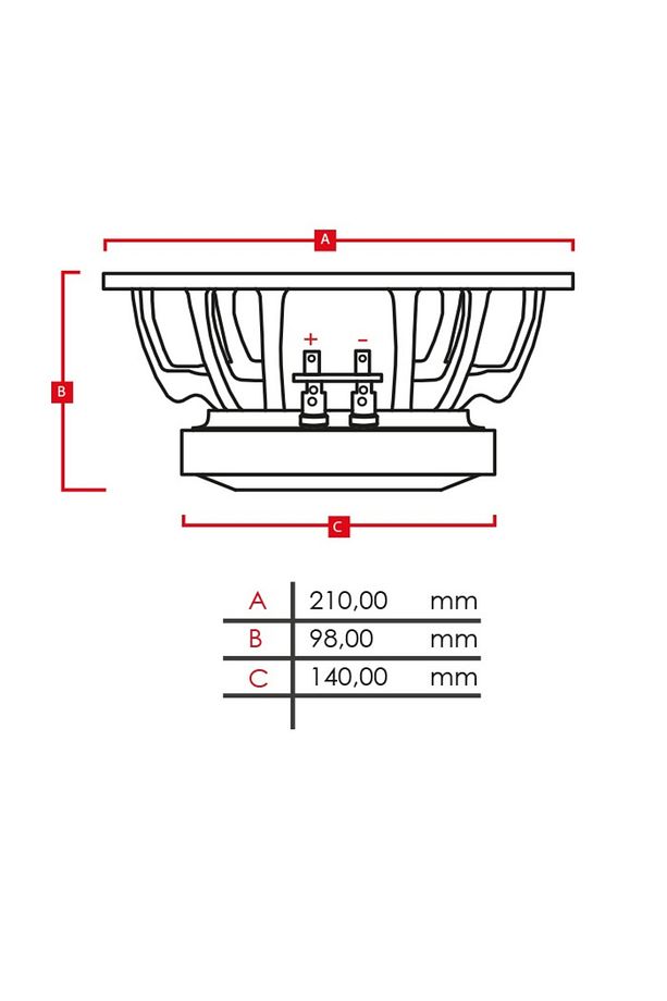 Azap-20 Oto Midrange 20cm 300 Watt 2 Adet - 3