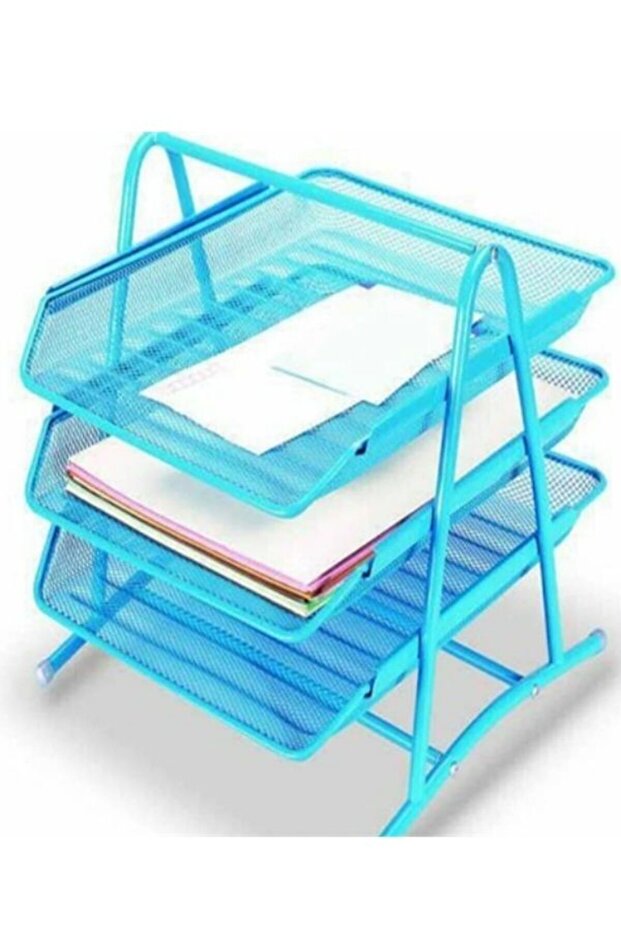 523 3 katli evrak rafı - 1