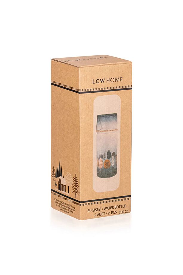 Bardak Kapaklı Cam Karaf Sürahi 700 Ml - 2