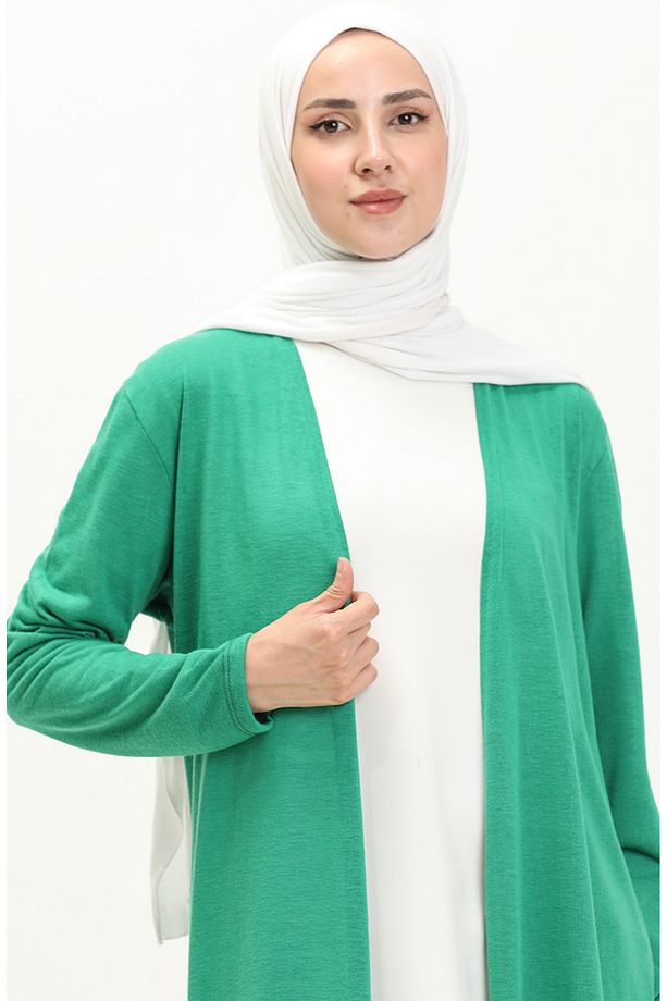 Sade Uzun Hirka 8615-01 Yeşil - 3