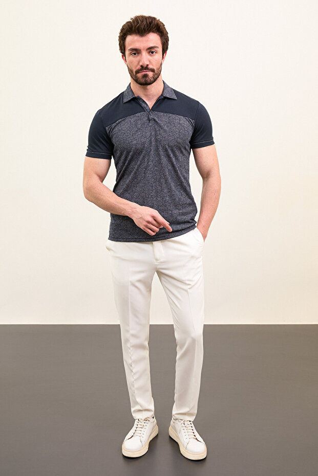 طوق بولو قطن ممشط - 3