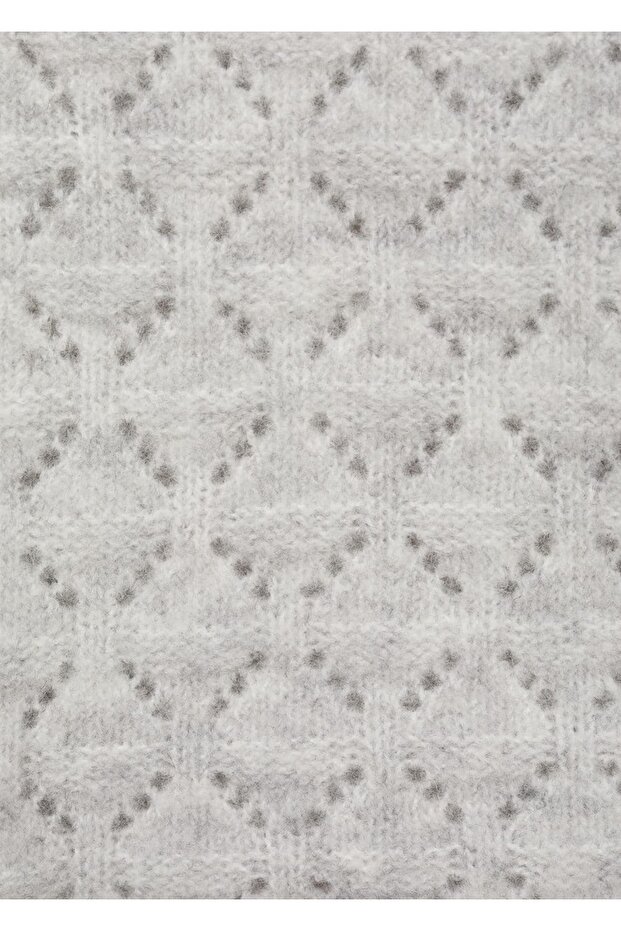 Durchbrochener Strickpullover - 5